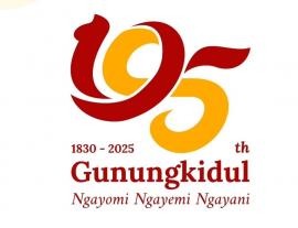Logo Hari Jadi Gunungkidul ke-195